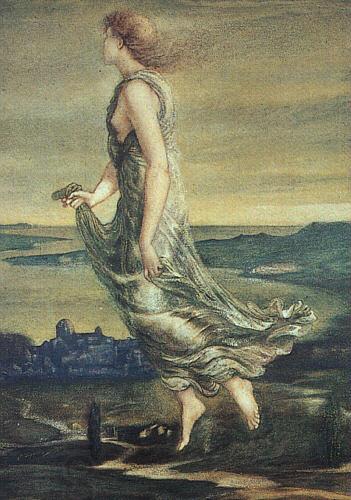Burne-Jones, Sir Edward Coley Evening Star oil painting picture